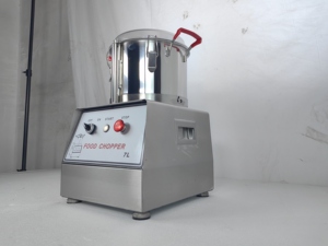 Cortadora de Verduras Eléctrica de Acero Inoxidable de 10L para Mostrador, Ideal para Hoteles y Restaurantes - Product Image 4