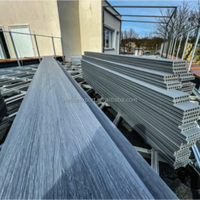 Revêtement de terrasse WPC en gros, anti-moisissure, imperméable, ignifuge, écologique, pour usage hôtelier extérieur