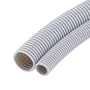 Pvc Flexible Pipe Manufacturer Of Custom Color Size PVC Electrical Corrugated Flexible Conduit Pipe UL