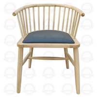Silla de Comedor de Muebles Japoneses Modernos, Estructura de Madera, Silla Tapizada en Tela de Alta Calidad
