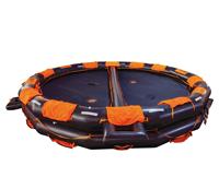 Radeau de sauvetage d'urgence pour bateau marin, série ATOB, 6 à 35 personnes, type à lancer