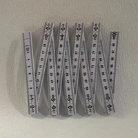 Règle pliable en plastique écologique personnalisable de 1m Outil à main promotionnel publicitaire OEM pour le bricolage et le classement du plastique écologique