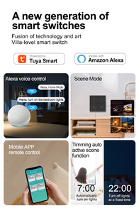 2025 thân thiện với da Key Thiết bị chuyển mạch 8 gang thông minh tuya 2 trong 1 ZigBee tường chuyển đổi trung tính và trực tiếp chuyển đổi với xây dựng trong 16A tiếp sức - Product Image 3