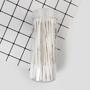 Bourgeons en papier à double tête écologiques de haute qualité <span class=keywords><strong>Coton</strong></span>-<span class=keywords><strong>tige</strong></span> long professionnel <span class=keywords><strong>réutilisable</strong></span> à prix d'usine pour la propreté - Product Image 4