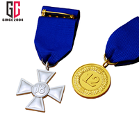 15 ans usine personnalisé métal artisanat prix médaille prussienne service médaille fer croix insigne