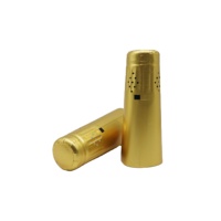 Capsule de champagne avec logo personnalisé Bouchon de bouteille en aluminium, utilisé pour sceller les cols et les canettes de bouteilles avec du ruban déchiré