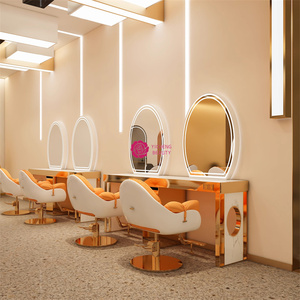 Yicheng Beauté Grossiste Salon de Coiffure Ensemble Complet de Mobilier de Salon pour Barbiers et Ongleries de Haute Qualité - Product Image 5
