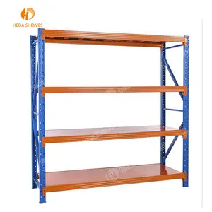 HEDA Nhà Máy Sản Xuất 500KG Kim Loại Trung Bình Nhiệm Vụ Kho Lưu Trữ Kệ Kệ Cho Kệ Công Nghiệp Hệ Thống Kệ