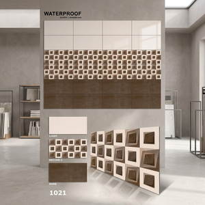 Carreaux muraux en céramique moderne OEM ODM 300x600mm, mosaïque numérique émaillée, briques réfractaires pour murs intérieurs, salles de bain et décoration extérieure - Product Image 2