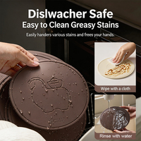 Sous-plats en silicone résistants à la chaleur, multi-usages, antidérapants, pour cuisine, tapis de séchage, ouvre-bocaux, support pour cuillères, dessous de verre