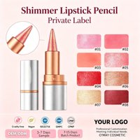 Rouge à lèvres scintillant best-seller, marque privée, waterproof, longue tenue, vegan, crayon à lèvres, maquillage en gros