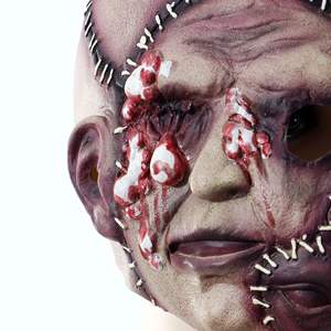 Máscara de Terror de Tres Caras para Fiesta de Halloween, Precio de Fábrica, Máscara de Látex Suave, Simulación de Fantasma, Diadema Facial - Product Image 4