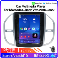 Autoradio Android 12,1 pouces pour Mercedes-Benz Vito 2016-2022, CarPlay sans fil, DSP, GPS, écran tactile, lecteur multimédia audio