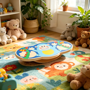 Tavola di Equilibrio in Legno Montessori, Blocchi da Costruzione Educativi, Giocattoli Didattici per Bambini in Età Prescolare, Vendita all'Ingrosso OEM - Product Image 1