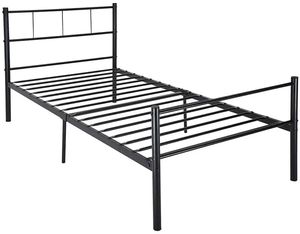 Metal cama king queen size plataforma madeira ferro cama quadro cama queen cama quadro e cabeceira - Product Image 1