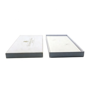 Estampage Carton Blanc Papier Cadeau Carte <span class=keywords><strong>D</strong></span>'<span class=keywords><strong>invitation</strong></span> Boîte <span class=keywords><strong>D</strong></span>'emballage Avec Couvercle - Product Image 3