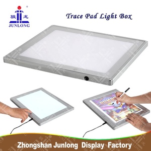 Tavolo da Disegno con Cornice in Alluminio a Quattro Livelli di Luminosità, Tavoletta Luminosa LED Sottile per Tracciare Tatuaggi per Bambini - Product Image 2