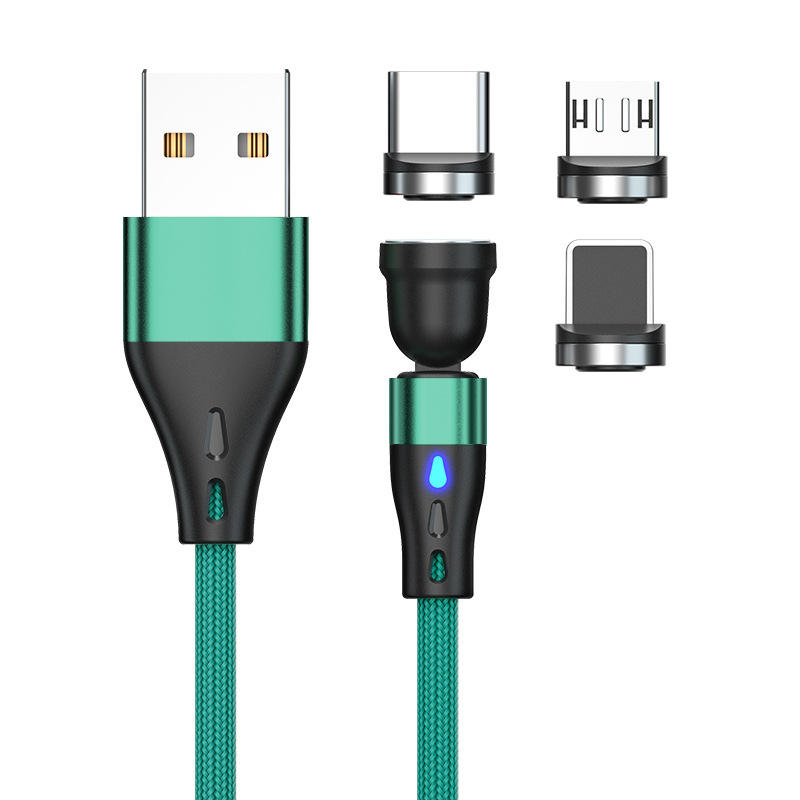 1 m simple ligne (androïde, type-c, pomme) 3 tête