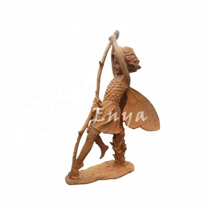 Hot Sale Casting Iron <strong>Bronze</strong> Color Standing Metal Life Size Garden Lawn Pool Ornaments <strong>Mermaid</strong> Sculpture <strong>Statue</strong> Outdoor - Product Image 3