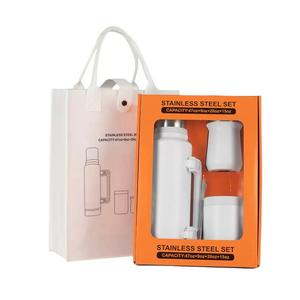 Nuevo Set de Viaje de Acero Inoxidable 304, Botella de Agua Deportiva Aislada de Doble Capa, Set de Tazas de Mate Argentino Sudamericano al Vacío - Product Image 4