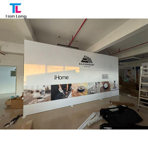 Modular de alta calidad 4 pies SEG perfil de aluminio telón de fondo Feria Comercial cabina exhibición publicidad exposición retroiluminada tela caja de luz - Product Image 4