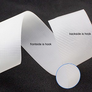 Dansky白色或黑色1带<span class=keywords><strong>2</strong></span>钩双面注射钩pp塑料注射钩环拉链带用于沙发 - Product Image 1