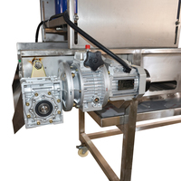 Industriële aardappelchips-droogmachine van roestvrij staal 304, machine voor het wassen, drogen, blancheren en koelen van groenten, fruit en zeevruchten