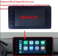 Nouvelle voiture remplacement LCD écran tactile numériseur A080VTT01.0 moniteur pour Dacia Sandero 3 Jogger Logan Renault Taliant