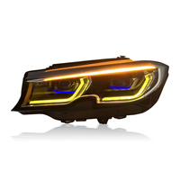 Nuevo Sistema de Luces LED JY para BMW Serie 3 G20, Faro Delantero G28 2018-2022, 12V, Amarillo Blanco, DRL, Sistema de Luces de Circulación Diurna Láser de Doble Color