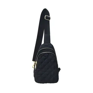 Hochwertige geste ppte Nylon-Telefon tasche Leichte Brusttasche Schulter tasche Damen Cross body