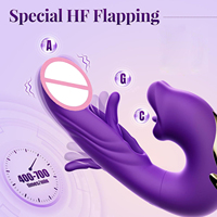USB-betriebener G-Punkt-Vibrator für Frauen mit 7 Klopf- und 5 Leck-Saug-Modi, Rosen-Vibrator & Dildo-Typen