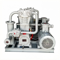 Compresseur GPL robuste à entraînement par courroie, lubrifié par vis, refroidi par air, 380V, stationnaire, faible bruit, pour gaz pétrolier, propane, butane