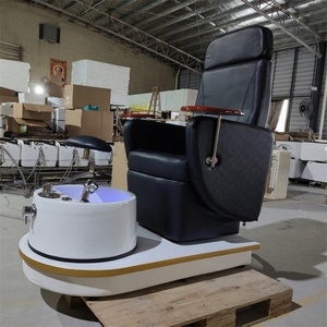 KISEN Nail Salon Furniture Foot Spa Massage Electric Manicure Pedicure Seat Station Luxury No Plumbing Pedicure Manicure Chair - Product Image 1