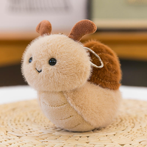 Llavero de Insectos de Peluche Personalizado de Fábrica: Oruga Linda, Caracol, <span class=keywords><strong>Mariquita</strong></span>, Polilla, <span class=keywords><strong>Araña</strong></span>, Abeja para Mochilas y Regalos - Product Image 3