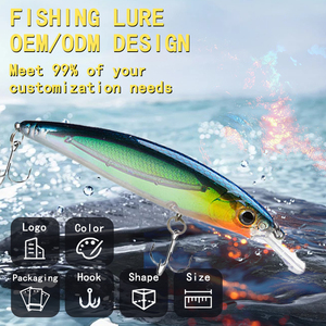 MISTER LURE Équipement de pêche personnalisé, leurres de pêche coulants, leurres de pêche artificiels, leurres durs - Product Image 4