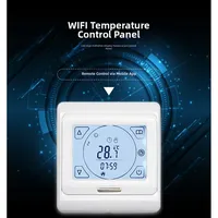 Termostato Blanco con Control Remoto por Aplicación, Programable 5+2, para Sistemas de Calefacción HVAC Domésticos