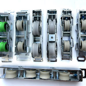 Rouleau muet en plastique à roue unique avec base utilisée dans les portes coulissantes Poulie de fenêtre de porte coulissante - Product Image 5