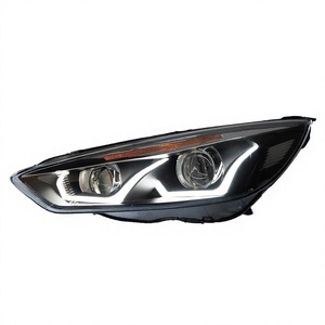 Feux de voiture pour Focus 2015-2018, phares LED 12V, mise à niveau DRL, clignotants dynamiques, ensemble de lentilles bifocales, neuf - Product Image 2