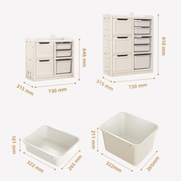 Enfants Meubles En Plastique Enfants Jouet De Stockage Enfants Armoire Jouets Livre Étagère