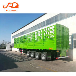 Semirremolque con Reja Abatible desde Uno o Ambos Lados, Altura 1.8-2.5m, Remolque para Ganado y Animales - Product Image 5