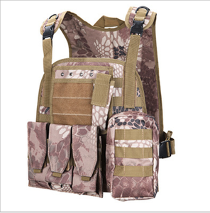 Gilet tactique modulaire flottant DFTV01 noir, multi-usages terrestres et marins, avec poignée à boucle sur le dos et le cou - Product Image 5