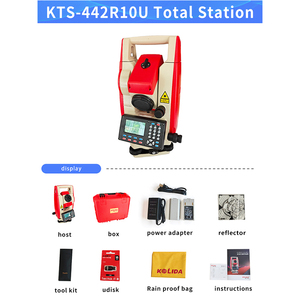 Mejor Venta: Estación Total Kolida M60 KTS-442R10g con Juego de Prismas Multiestación, Instrumento de Topografía Portátil y Compacto para Construcción 502 - Product Image 1