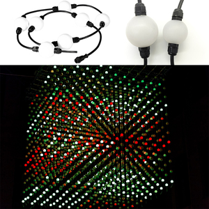 ไฟตกแต่งทรงกลม LED แบบแขวนกลางแจ้ง Matrix RGB 360 องศา ขนาด 50 มม. ปรับความสว่างได้ เหมาะสำหรับเวที สวน และงานตกแต่งอื่นๆ - Product Image 3