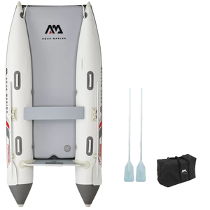 Bateau pneumatique double coque <span class=keywords><strong>AQUA</strong></span> <span class=keywords><strong>MARINA</strong></span> AIRCAT BT-AC285 285*160cm en PVC, pour la navigation, les excursions et les eaux offshore, capacité 4 personnes, 3.7kW - Product Image 1