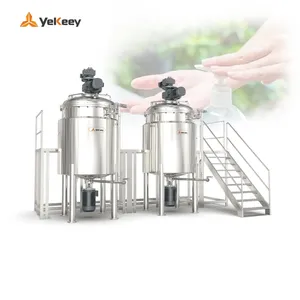 SP Series High Quality Washing Gel and Liquid Detergent Mixing Machine Vacuum Emulsifying Mixer