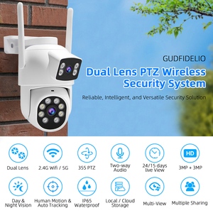 Fotocamere <span class=keywords><strong>WIFI</strong></span> a doppia lente 6MP 360 PTZ telecamera di sicurezza impermeabile Came esterna fotocamera <span class=keywords><strong>WIFI</strong></span> a doppia lente - Product Image 3