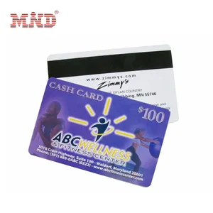 Bulk Blank Plastic PVC RFID Magnetic Stripe Gift Cards