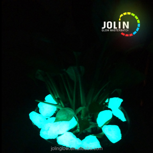 Alta calidad artificial verde amarillo resina brillante resplandor en el oscuro <span class=keywords><strong>grava</strong></span> Gb-Yg por vía de la decoración del jardín - Product Image 4