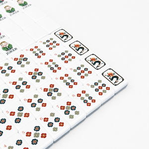 Jeu de Mahjong Américain Style Chinois Design Bambou Tuiles Complètes Joker NOUVEAU Jeu de Table Soirée Cadeau - Product Image 4