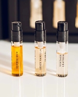 Botol Tester Parfum Mini Hitam Putih 1.5ml 2ml 3ml dengan Cetak Logo Pribadi Kustom
